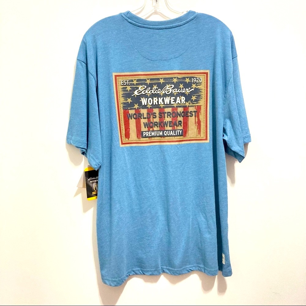 🆕 Eddie Bauer Workwear Stain Resistant Tee Shirt